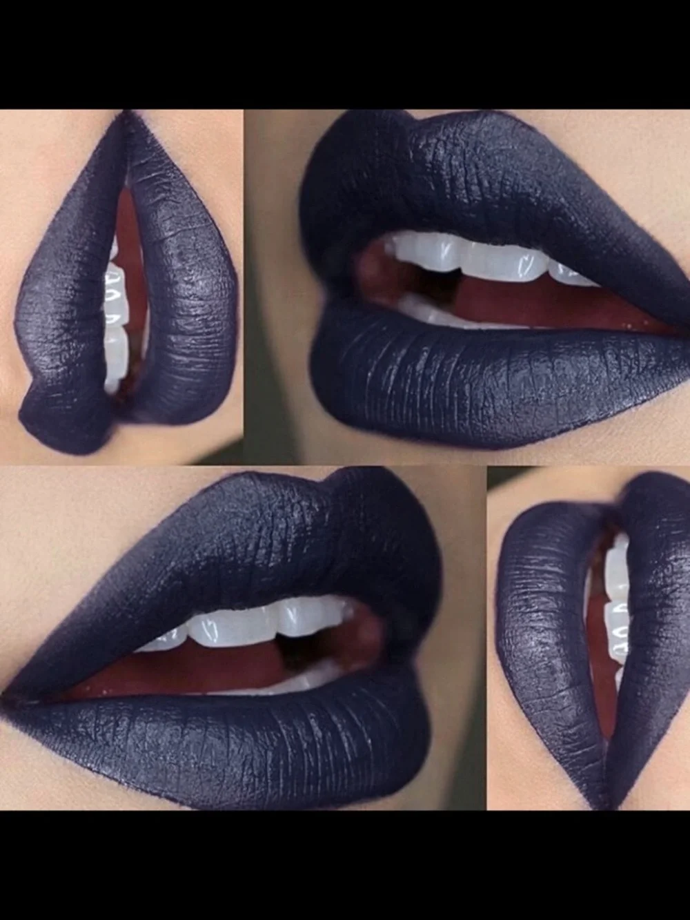 Jeffree Star | ‘Abused’ Velour Liquid Lipstick | NiB matte navy blue, rare